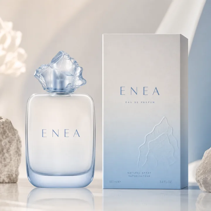 PROFUME Packaging for ENEA - AI-generated packaging design concept
