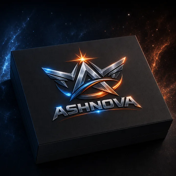 Tshirts Packaging for Ashnova - AI-generated packaging design concept