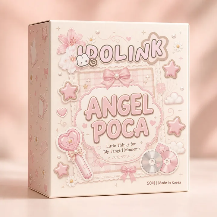 Angel Poca Packaging for Idolink - AI-generated packaging design concept