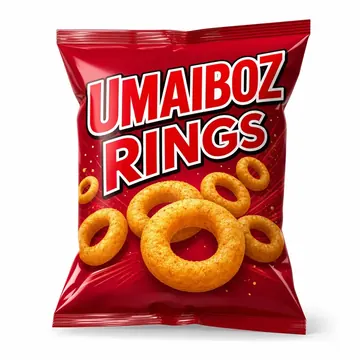 Rings Packaging for UMAIBOZ - AI-generated packaging design concept