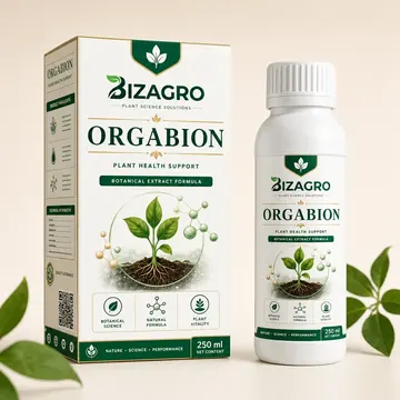 ORGABION Packaging for BIZAGRO - AI-generated packaging design concept