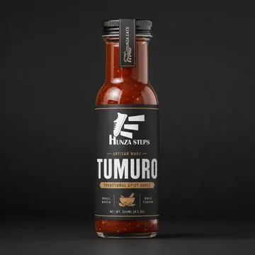 Tumuro Packaging for Hunza Eats - AI-generated packaging design concept
