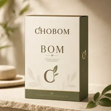 BOM Packaging for CHBOM - AI-generated packaging design concept