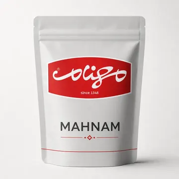 MAHNAM Packaging Design - AI-generated packaging design concept
