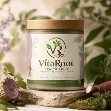 Health Drink Packaging for VitaRoot #0075 - AI-generated packaging design concept