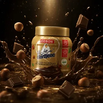 حلوة Packaging for تصوير إعلاني سينمائي فاخر للمنتج الموجود في الصورة المرفقة. استخدم صورة المنتج الأصلية كما هي تمامً - AI-generated packaging design concept
