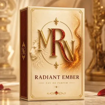 Perfume Packaging for Radiant Ember - AI-generated packaging design concept