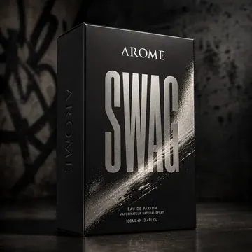 SWAG Packaging for Arome - AI-generated packaging design concept
