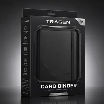 Card Binder Packaging for Tragen - AI-generated packaging design concept