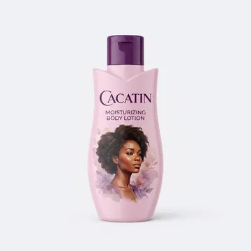 Lotion Packaging for Cacatin - AI-generated packaging design concept