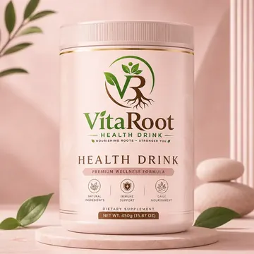 Health Drink Packaging for VitaRoot #0263 - AI-generated packaging design concept