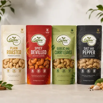 Cashew Nut Packaging for Cashew Mate - AI-generated packaging design concept