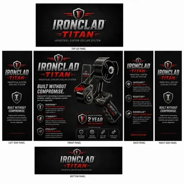 Packaging Label Design #0399 - AI-generated packaging design concept