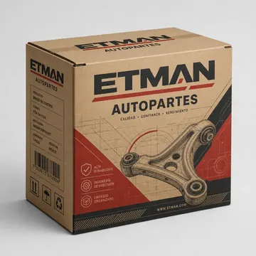 Autopartes Packaging for Etman - AI-generated packaging design concept