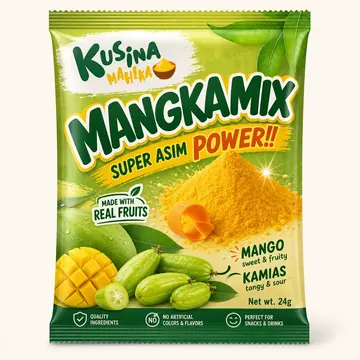 MangKamix Packaging for Kusina Mahika - AI-generated packaging design concept