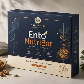 Ento NutriBar Packaging for CSIR-NEIST - AI-generated packaging design concept
