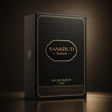 Perfume Packaging for BLIND BOND - AI-generated packaging design concept
