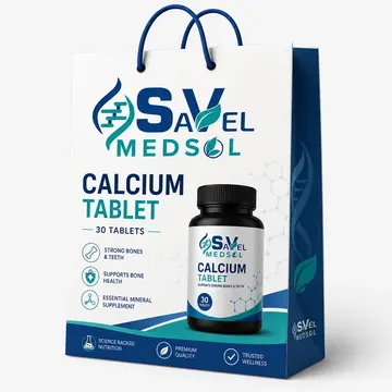 Calcium Tablet Packaging Design - AI-generated packaging design concept