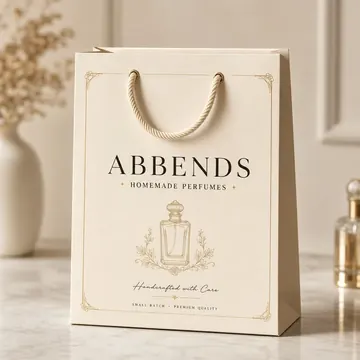 Perfumes Homemade Packaging for Abbends - AI-generated packaging design concept
