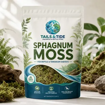 Sphagnum Moss Packaging for Tails & Tide - AI-generated packaging design concept