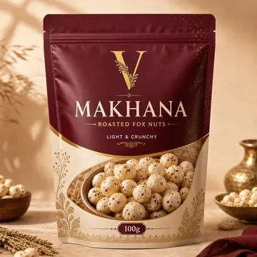 Makhana Packaging Design #0617 - AI-generated packaging design concept