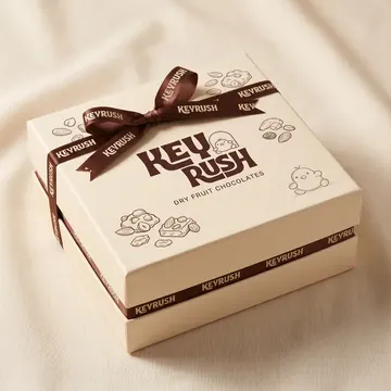 Dry Fruit Chocolates Packaging for Keyrush - AI-generated packaging design concept