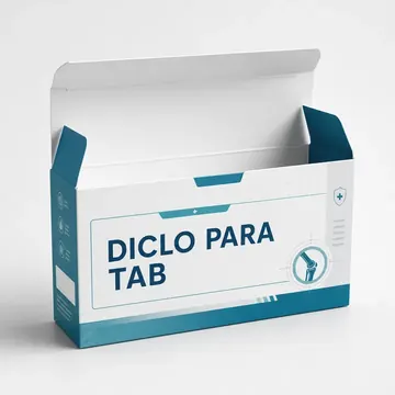 DICLO PARA TAB Packaging for DICLO PARA TAB - AI-generated packaging design concept