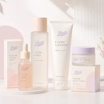 K Glow Capsule Serum Packaging for Boots #0699 - AI-generated packaging design concept