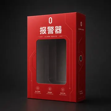 报警器 Packaging for 0 - AI-generated packaging design concept