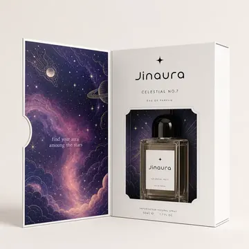 Perfum Packaging for Jinaura #0750 - AI-generated packaging design concept