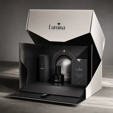 Subscription Box Packaging for Lumina Box - AI-generated packaging design concept