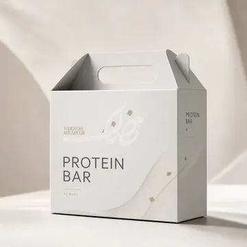 Protein Bar Packaging for Delicious - AI-generated packaging design concept