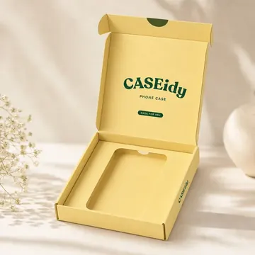 Phone Case Packaging for CASEidy - AI-generated packaging design concept