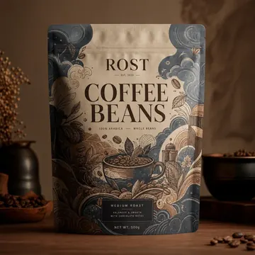 Packaging Label Design #0824 - AI-generated packaging design concept