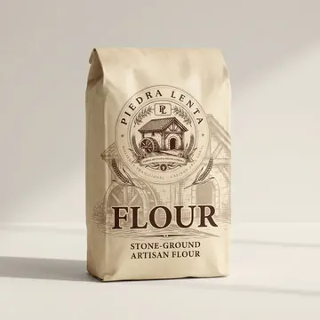 Flour Packaging Design - AI-generated packaging design concept