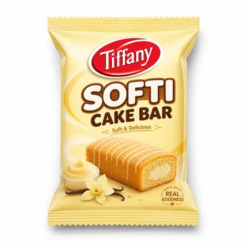 Softi Cake Bar Packaging for Softi - AI-generated packaging design concept