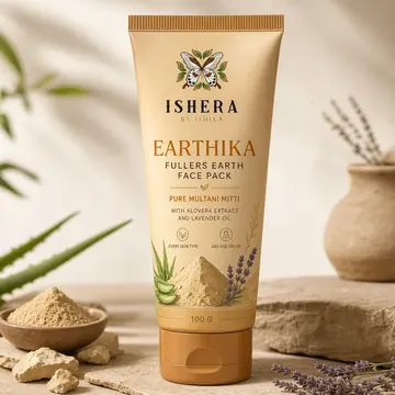 EARTHIKA Packaging for ISHERA #0887 - AI-generated packaging design concept