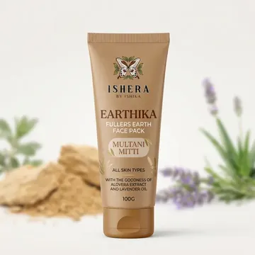 EARTHIKA Packaging for ISHERA #0888 - AI-generated packaging design concept