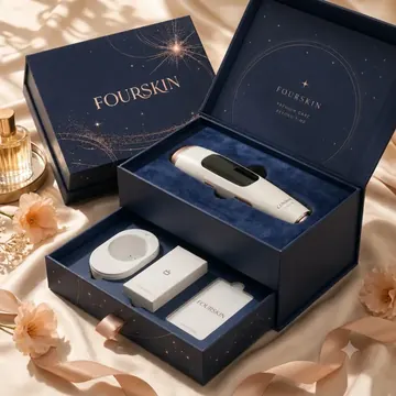 HIFU Selface Packaging for FOURSKIN - AI-generated packaging design concept