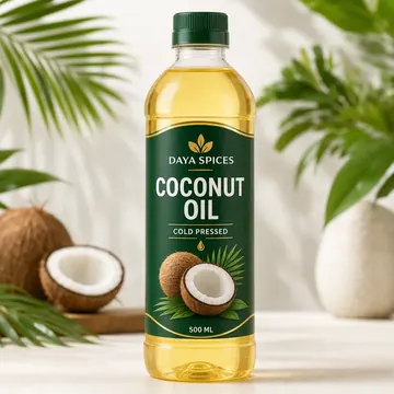 Coconut Oil Packaging for Daya Spices #0928 - AI-generated packaging design concept