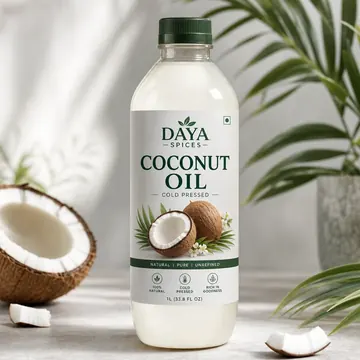 Coconut Oil Packaging for Daya Spices #0931 - AI-generated packaging design concept
