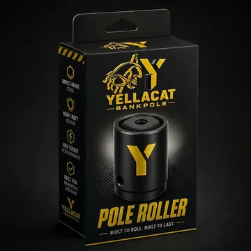 Pole Roller Packaging for Yellacat Bankpole - AI-generated packaging design concept