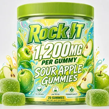 CRD Gummy Packaging Design - AI-generated packaging design concept