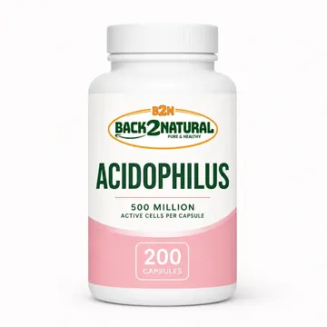ACIDOPHILUS Packaging for Back2Natural - AI-generated packaging design concept