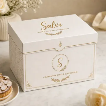 Pastries And Cakes Packaging for Salvi - AI-generated packaging design concept