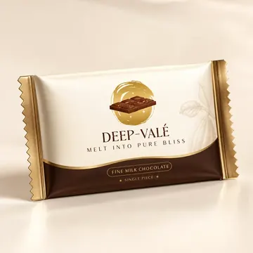 DEEP-VALÉ Packaging for MELT INTO PURE BLISS - AI-generated packaging design concept