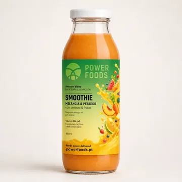 Glass Bottle Packaging Design - AI-generated packaging design concept