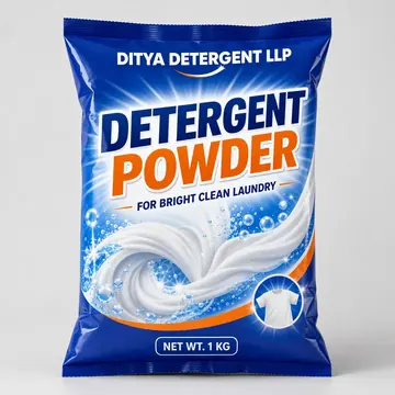 Detergent Powder Packaging for DITYA DETERGENT LLP - AI-generated packaging design concept
