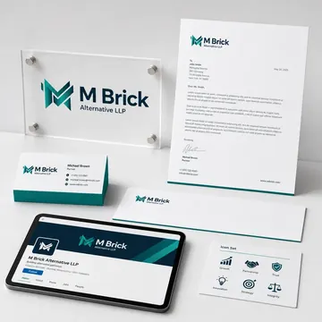 M Brick Packaging for Financial Sservices - AI-generated packaging design concept