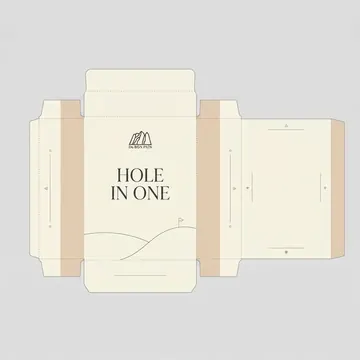 HOLE IN ONE Packaging for Do BON Pain - AI-generated packaging design concept